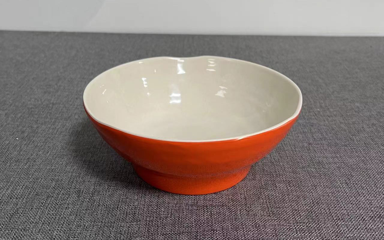 愛馬仕橙碗材質密胺