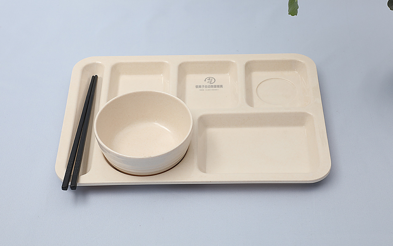 銀離子餐具套裝-碗盤(pán)筷三件套